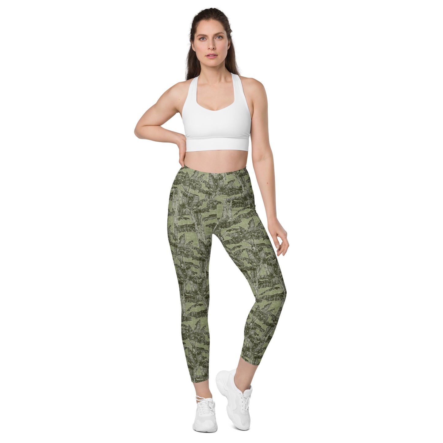 Banana Tree Leggings With Pockets