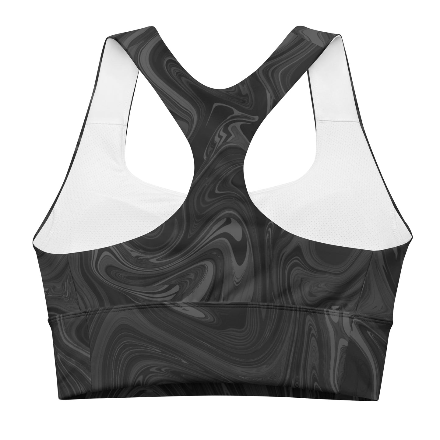 Marble Sports Bra - Onyx