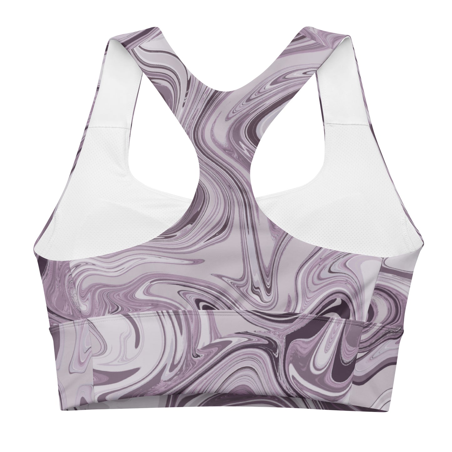 Marble Sports Bra - Lilac