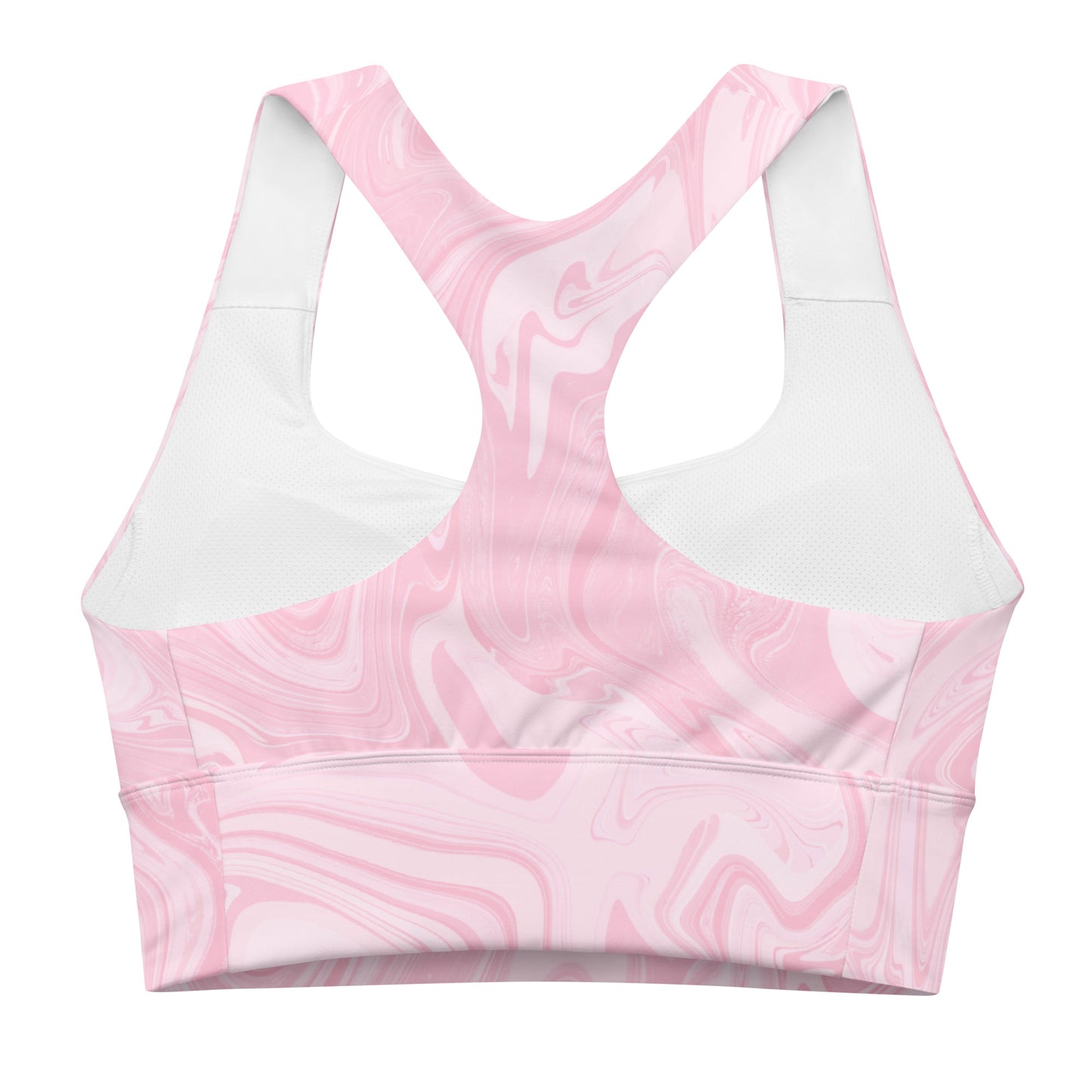 Marble Sports Bra - Pink Lotus