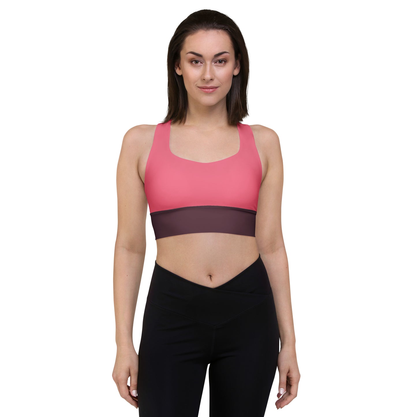 Core Sports Bra - Cherry