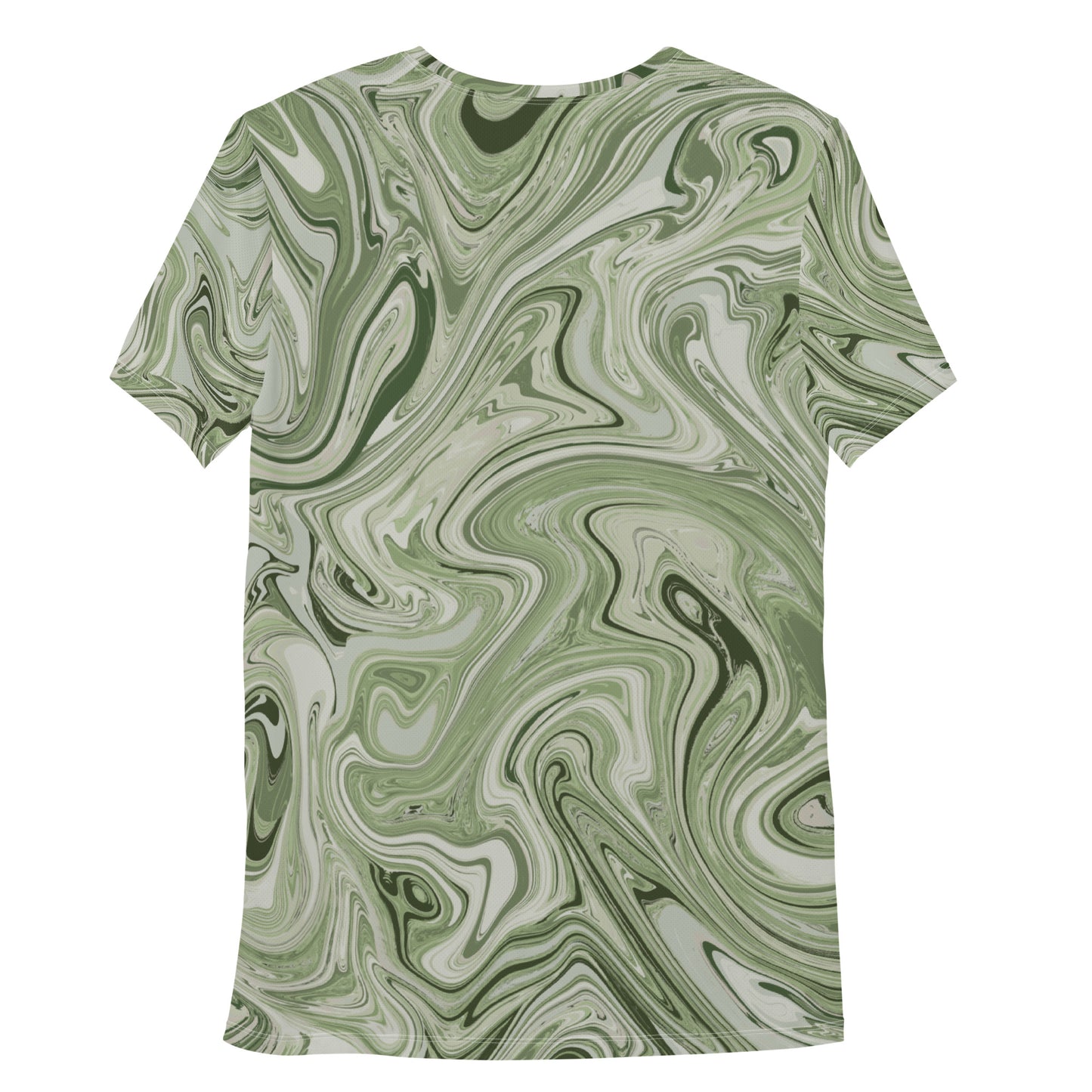 Marble Athletic T-Shirt - Pistachio
