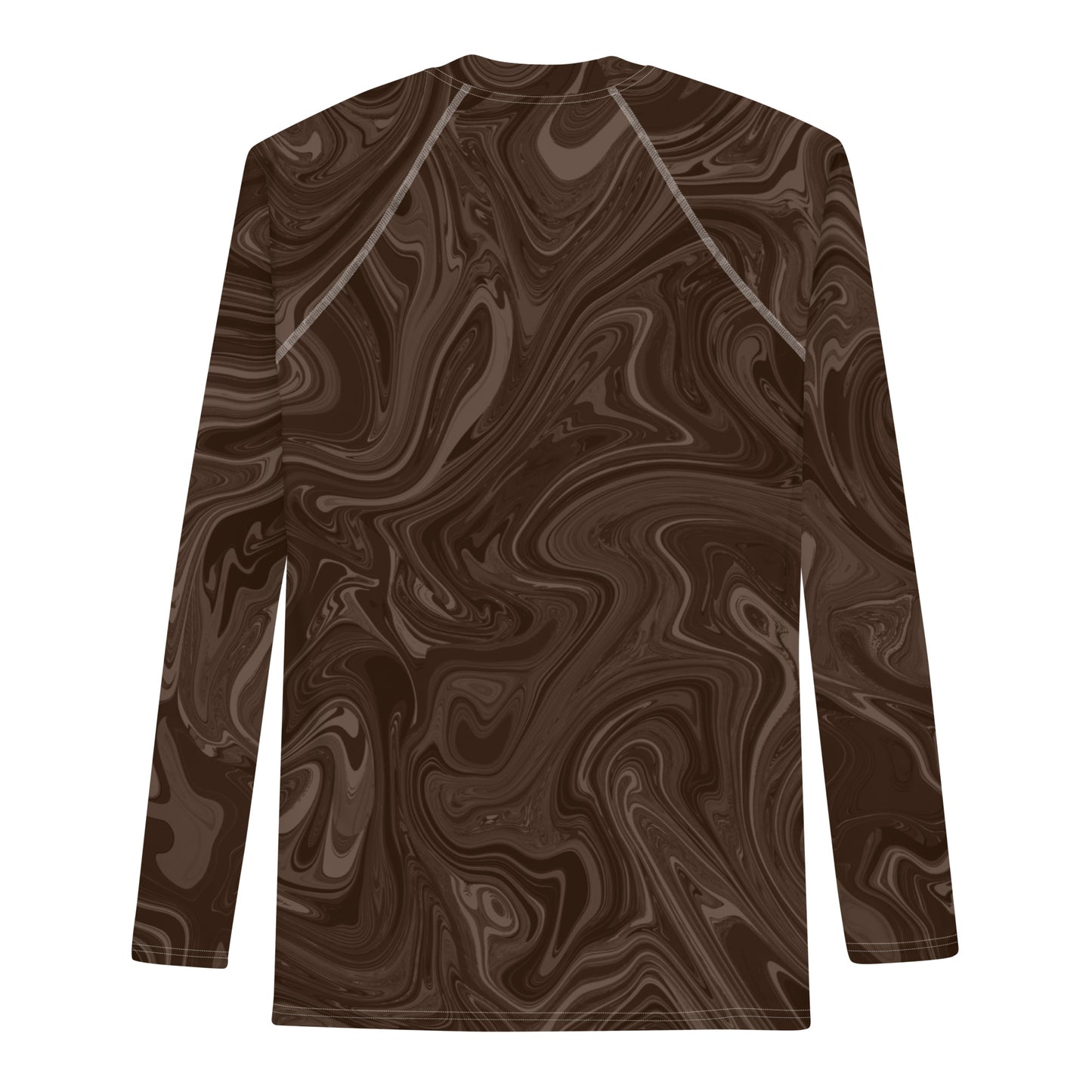 Marble Rash Guard - Chocolate
