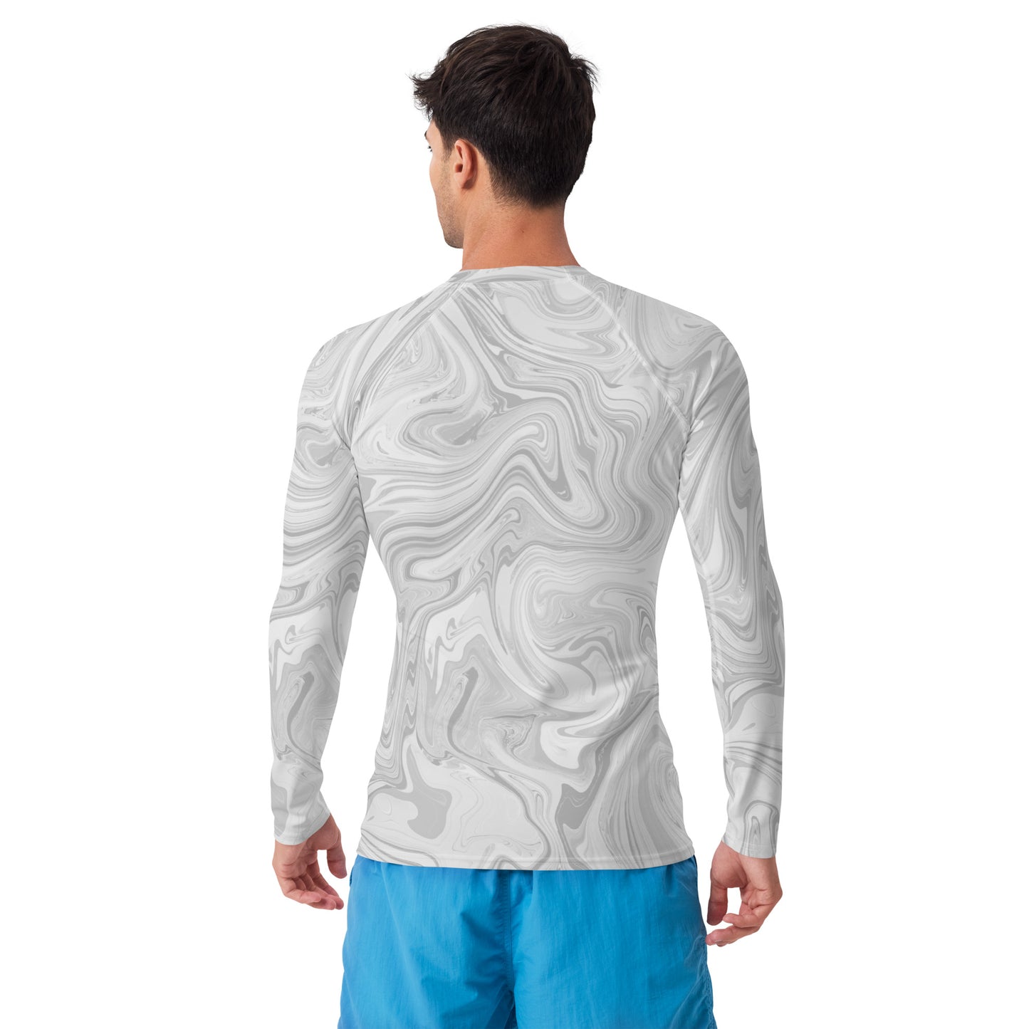Marble Rash Guard - Ivory