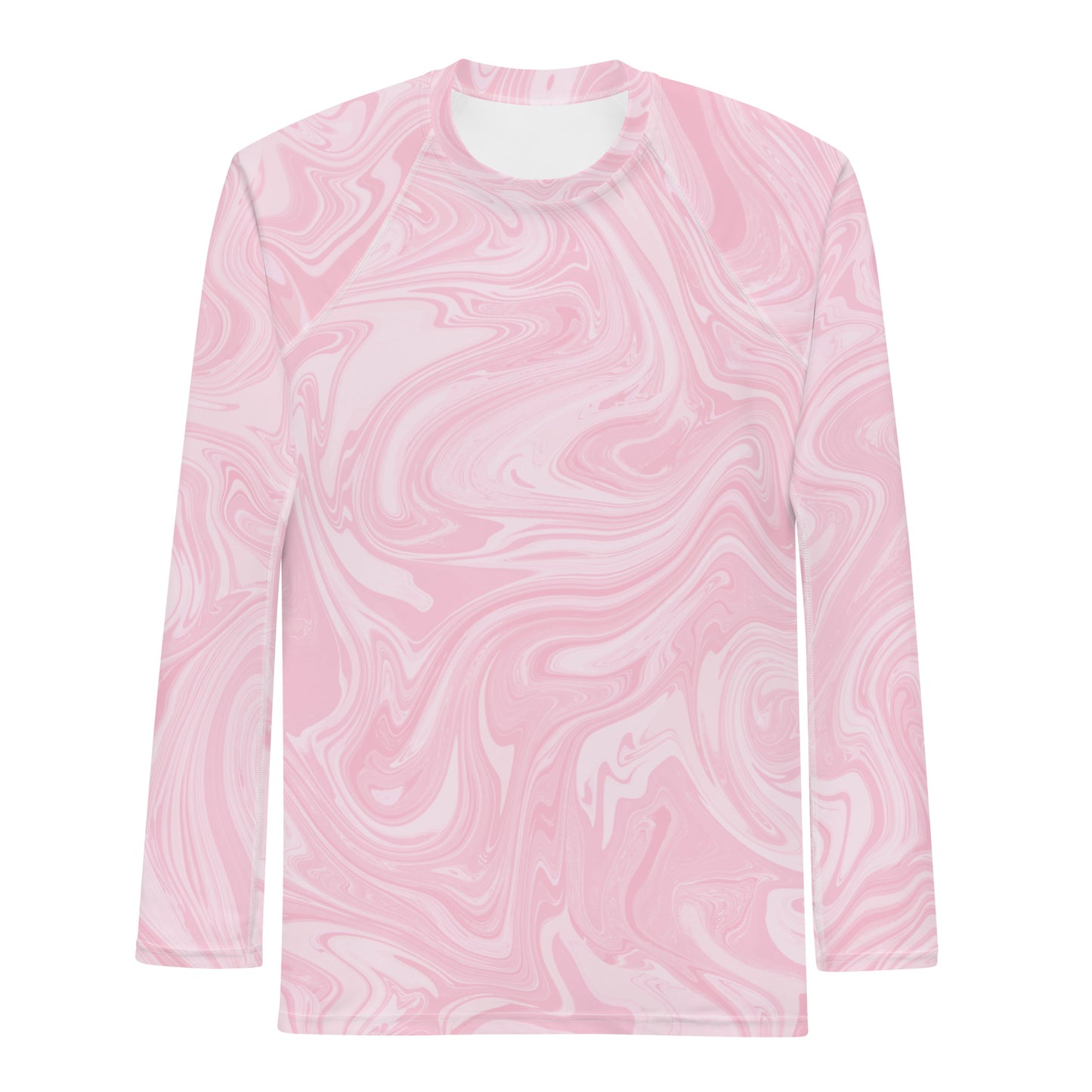 Marble Rash Guard - Pink Lotus