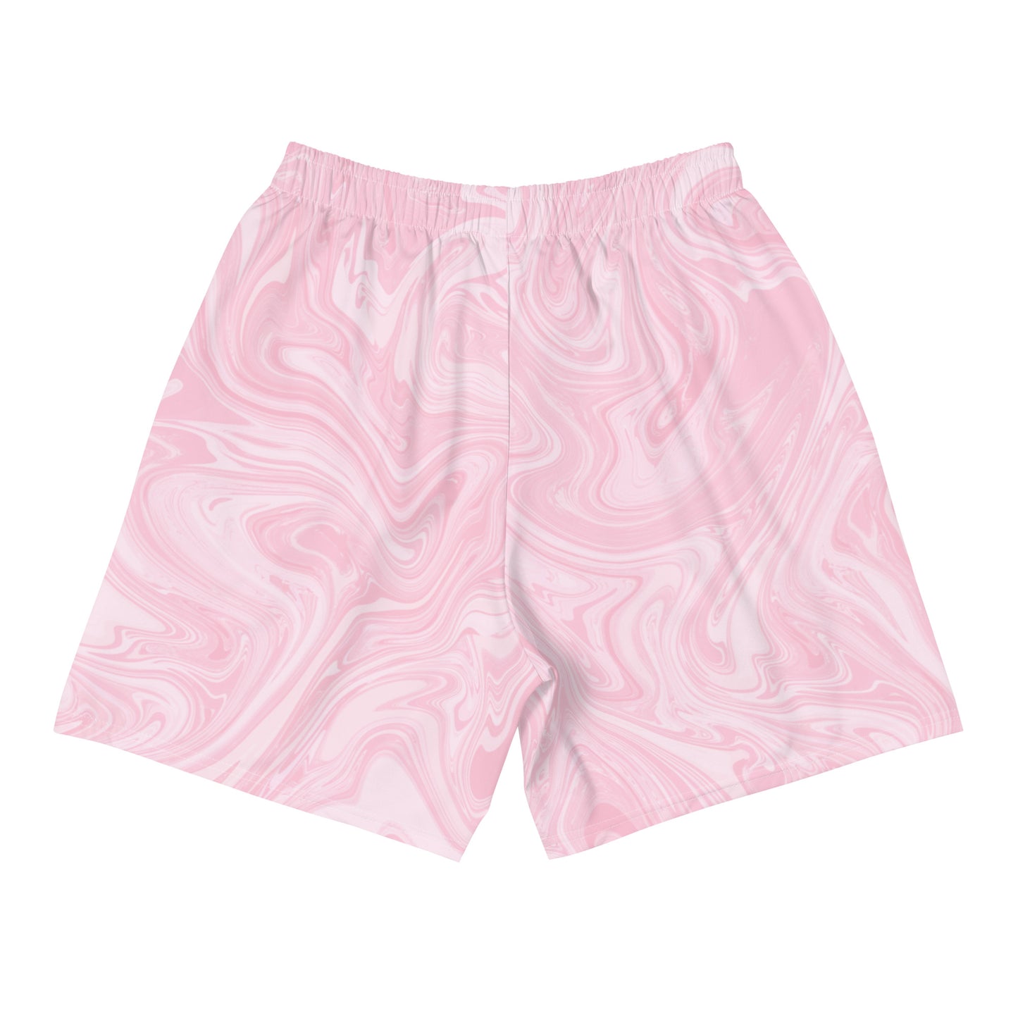 Recycled Marble Athletic Shorts - Pink Lotus