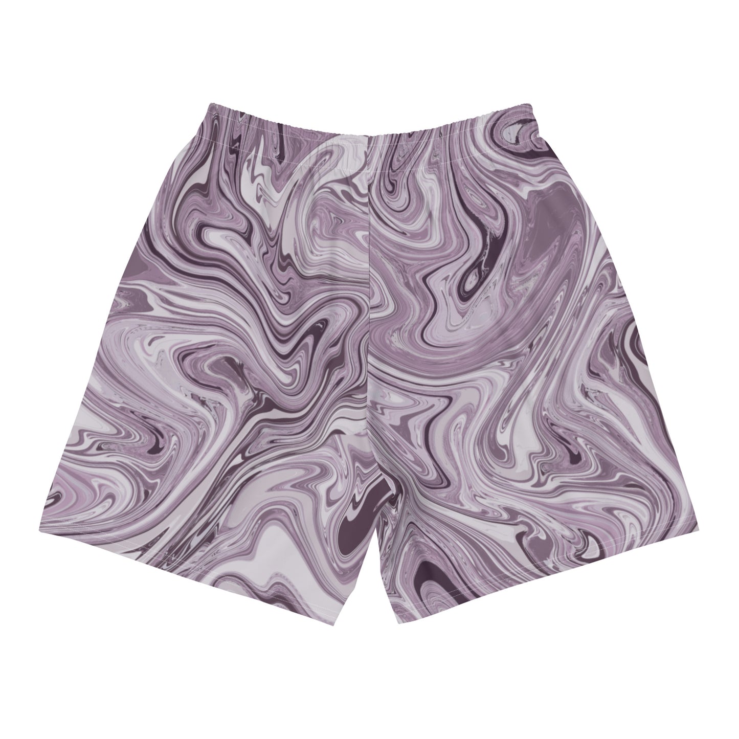 Recycled Marble Athletic Shorts - Lilac