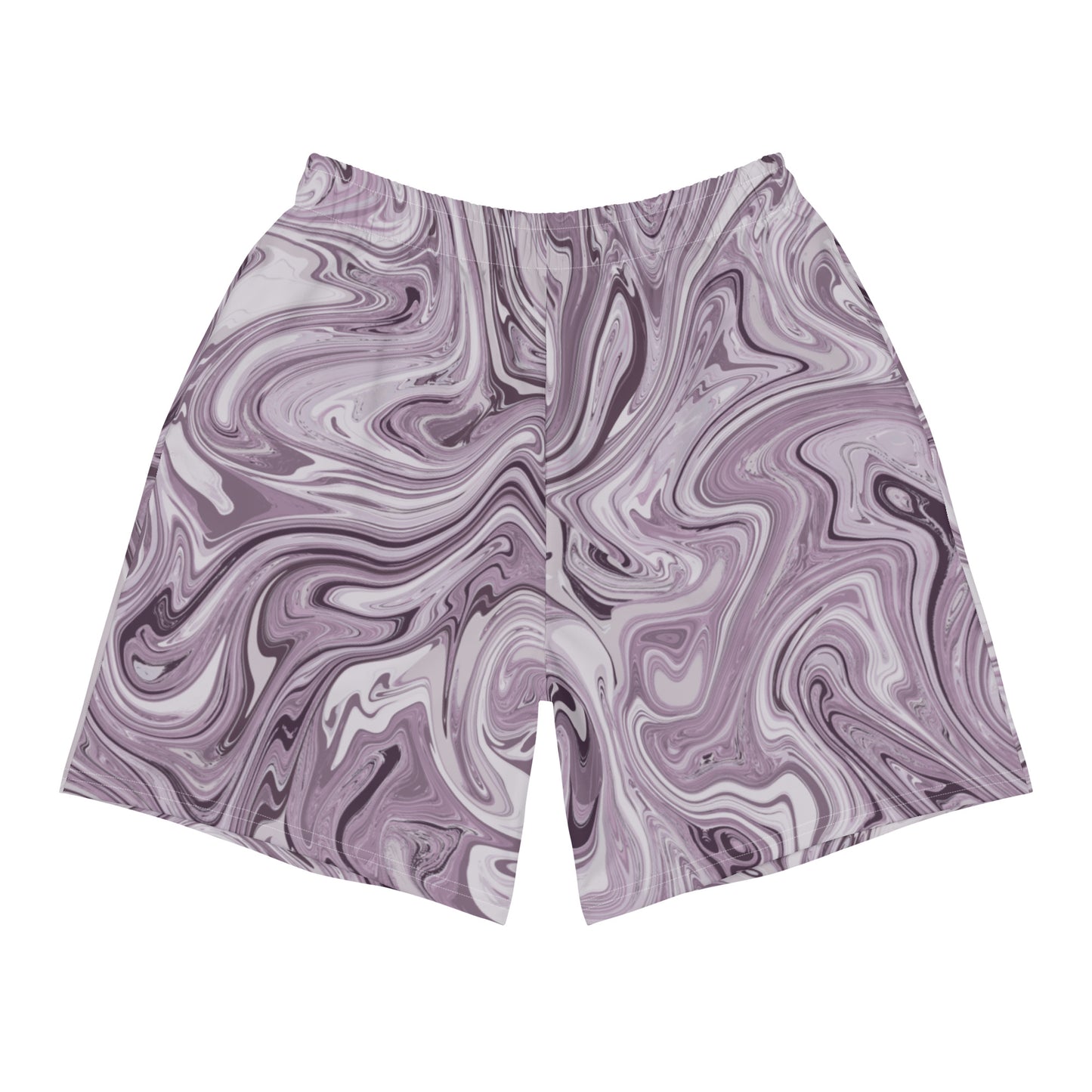 Recycled Marble Athletic Shorts - Lilac