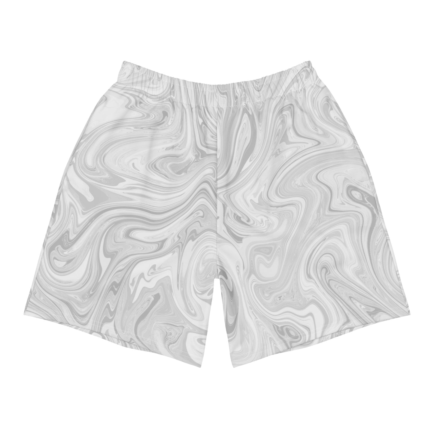 Recycled Marble Athletic Shorts - Ivory