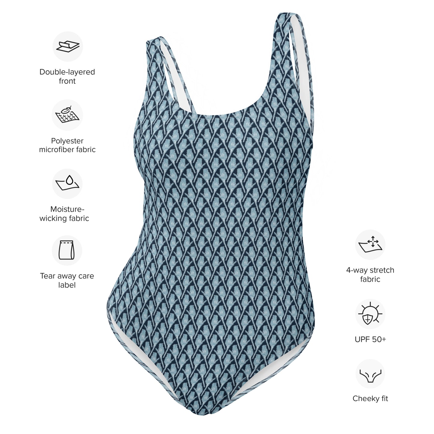 Sugarbush One-Piece Swimsuit - Aqua