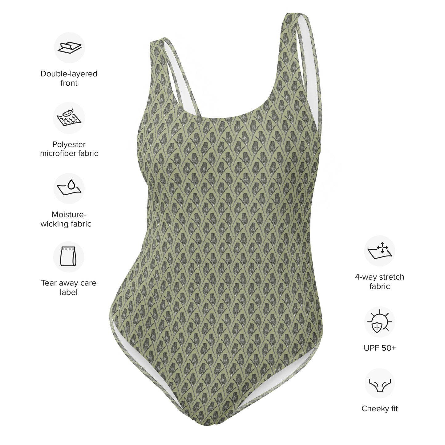 Sugarbush One-Piece Swimsuit - Olive
