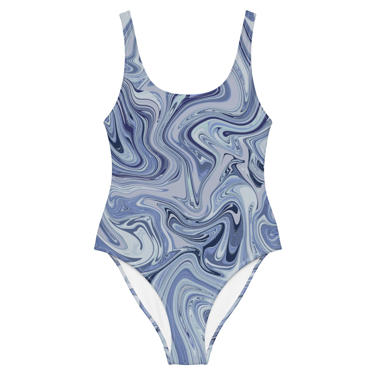 Marble One-Piece - Cobalt