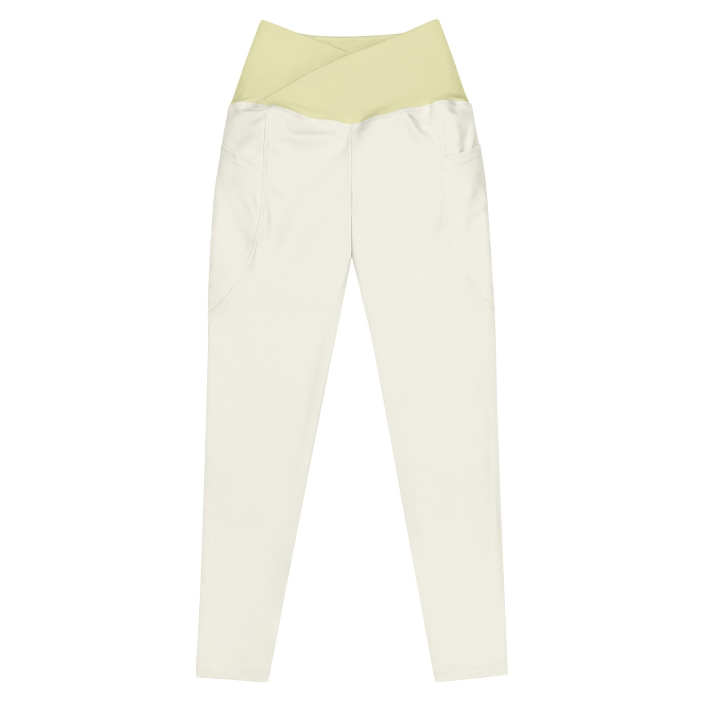 Core Recycled Crossover Leggings - Buttercup