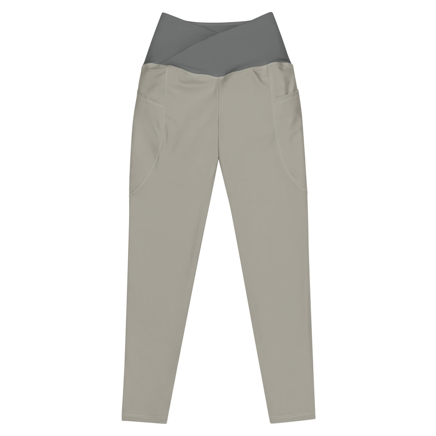 Core Recycled Crossover Leggings - Clay