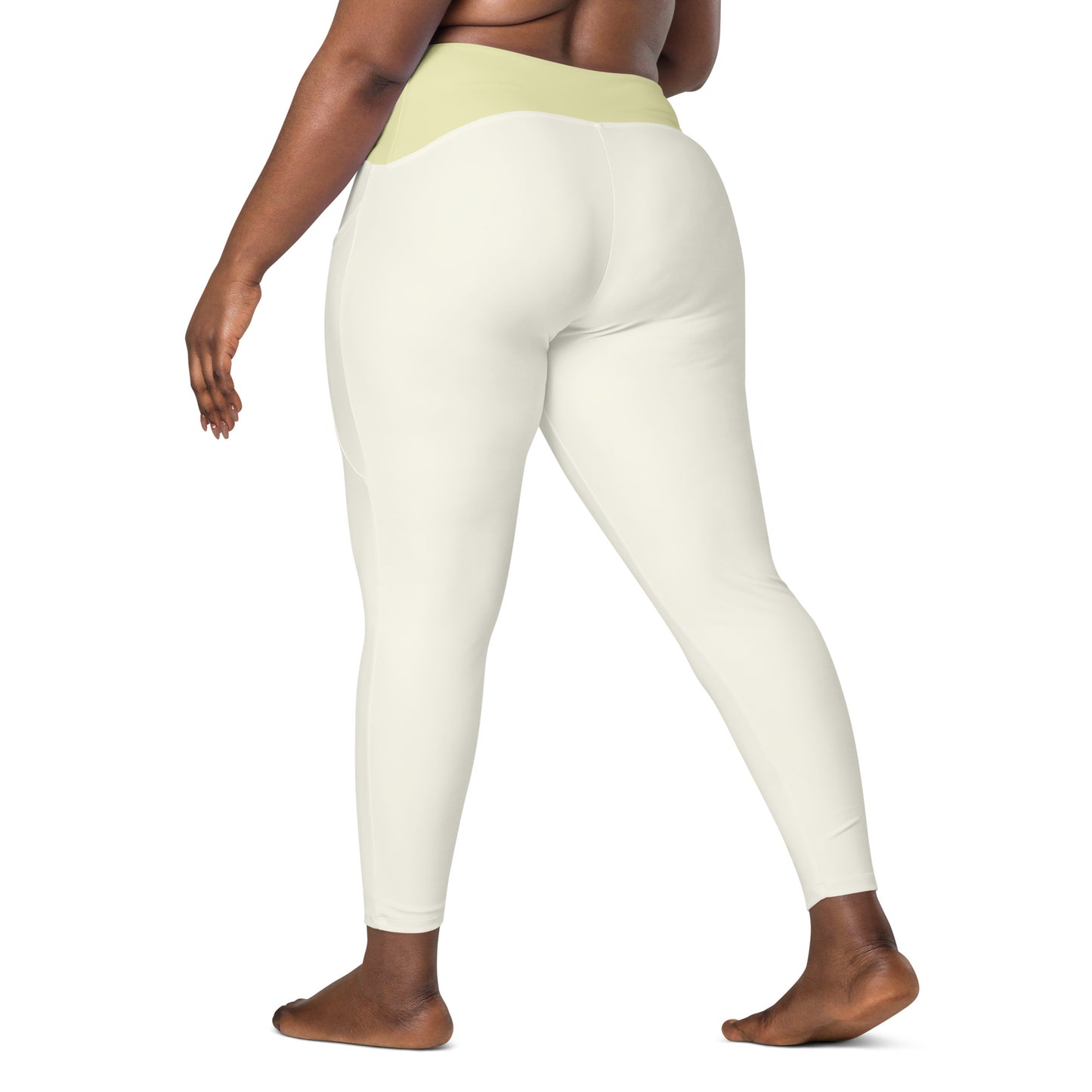 Core Recycled Crossover Leggings - Buttercup