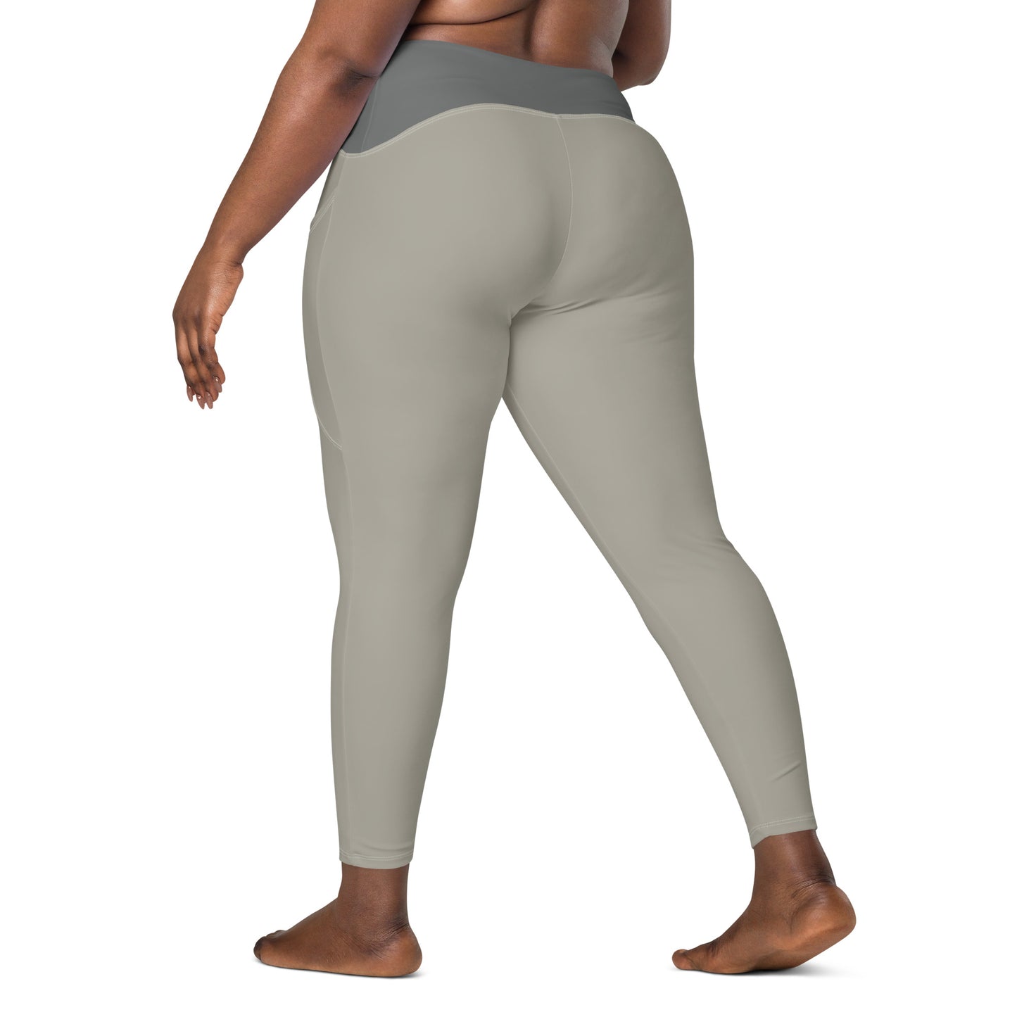 Core Recycled Crossover Leggings - Clay