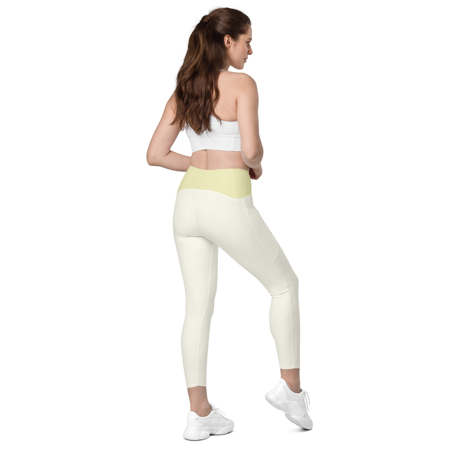 Core Recycled Crossover Leggings - Buttercup