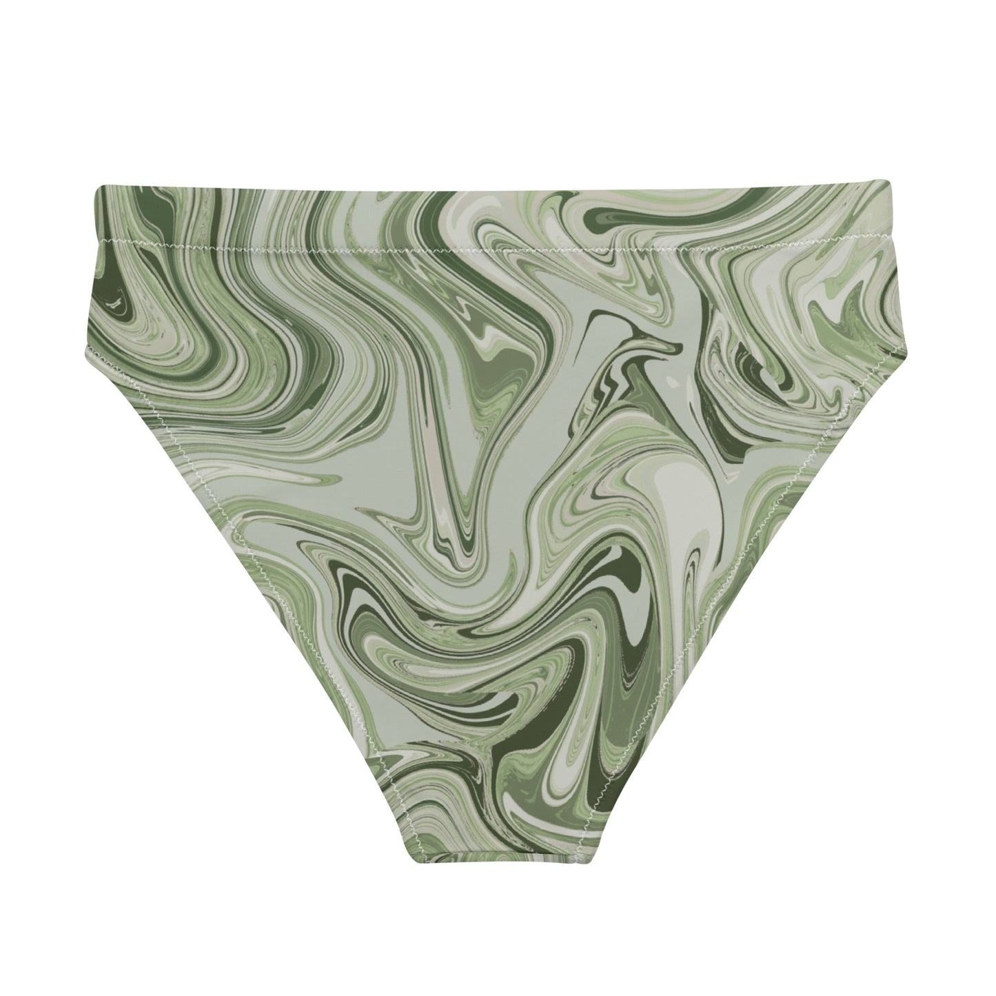 Maggiore Marble Recycled Bikini Bottom - Pistachio