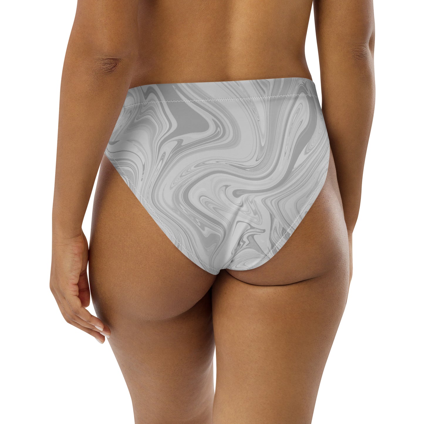 Maggiore Marble Recycled Bikini Bottom - Ivory
