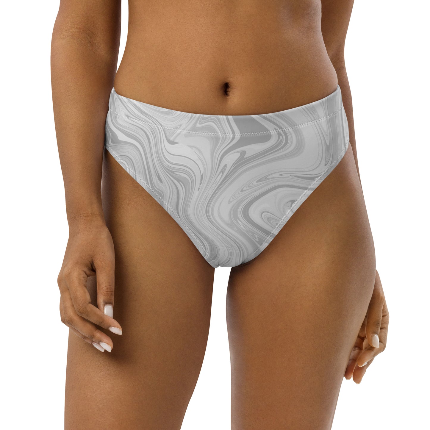 Maggiore Marble Recycled Bikini Bottom - Ivory