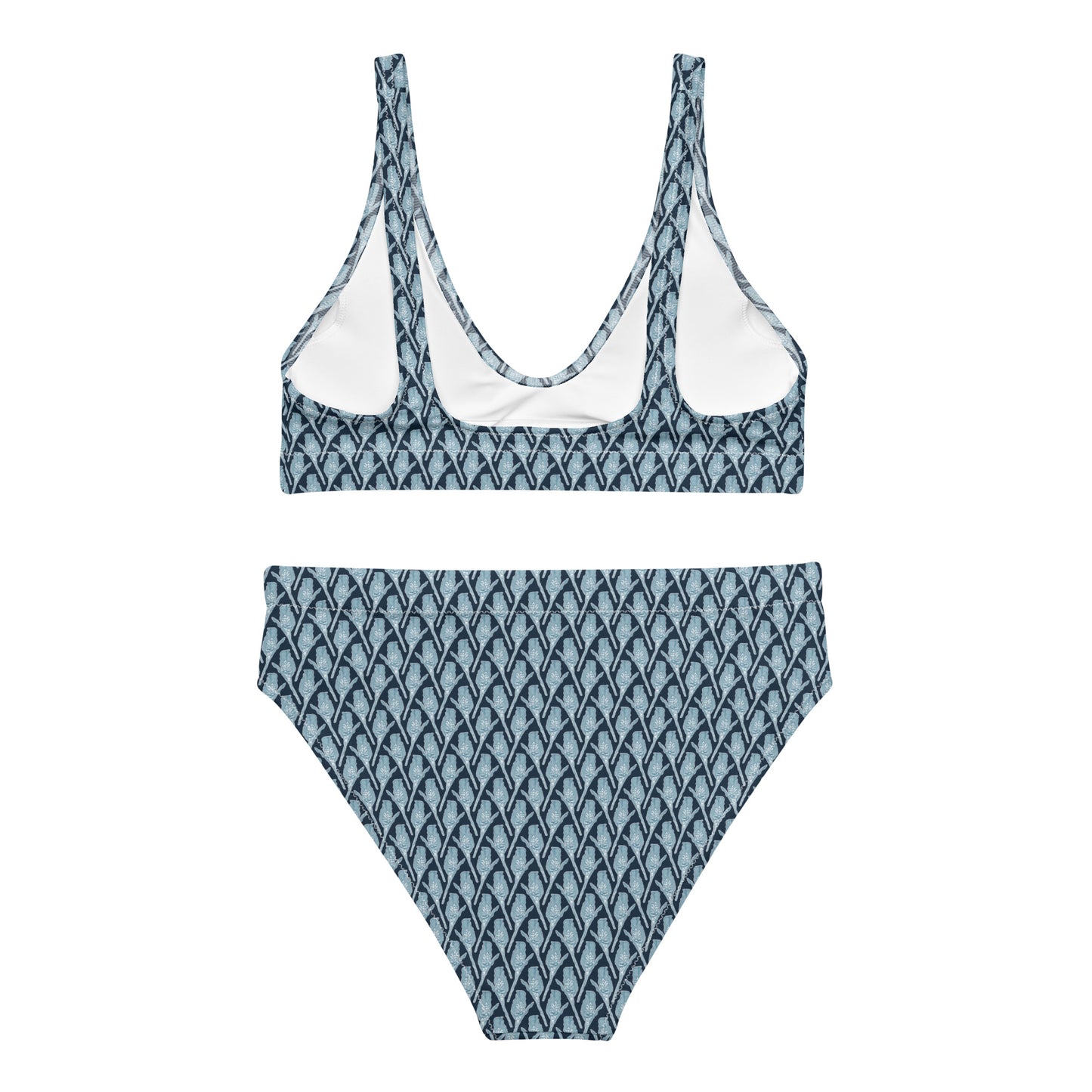 Recycled Sugarbush High-Waisted Bikini - Aqua