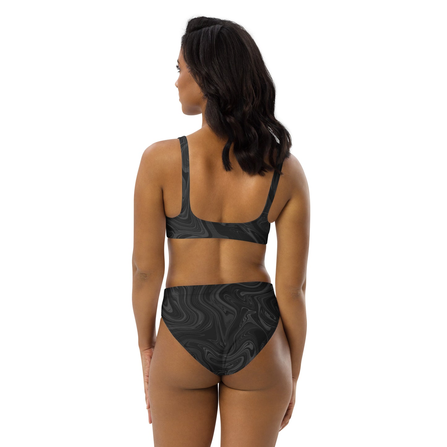 Maggiore Marble Recycled Bikini - Onyx