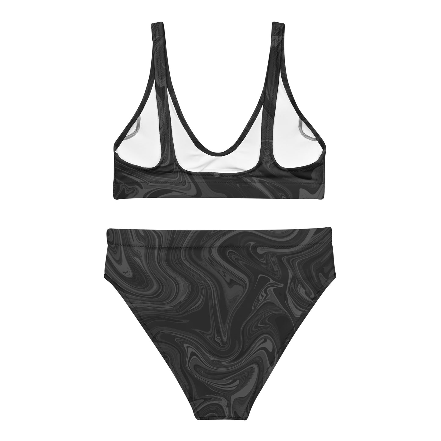 Maggiore Marble Recycled Bikini - Onyx