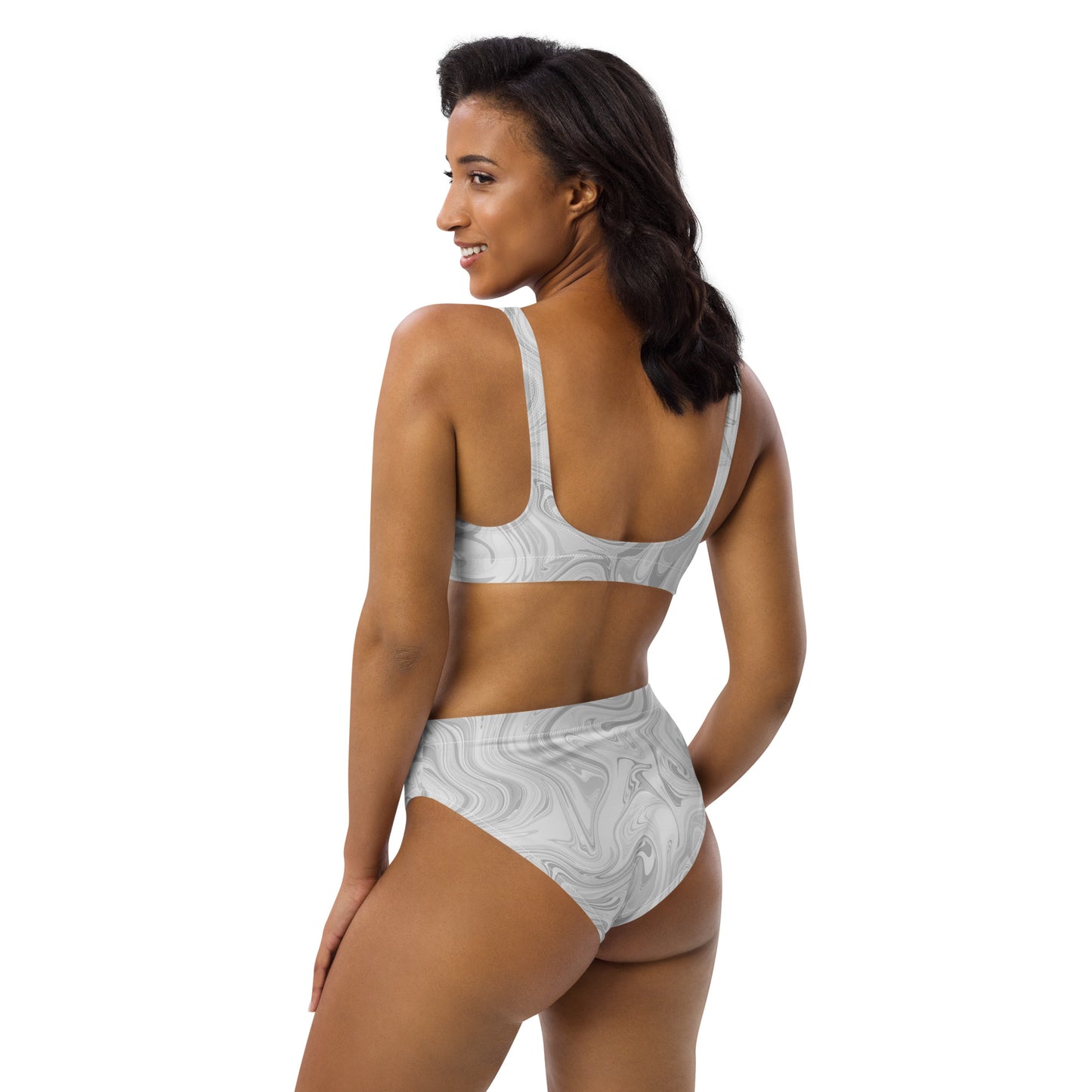 Maggiore Marble Recycled Bikini - Ivory