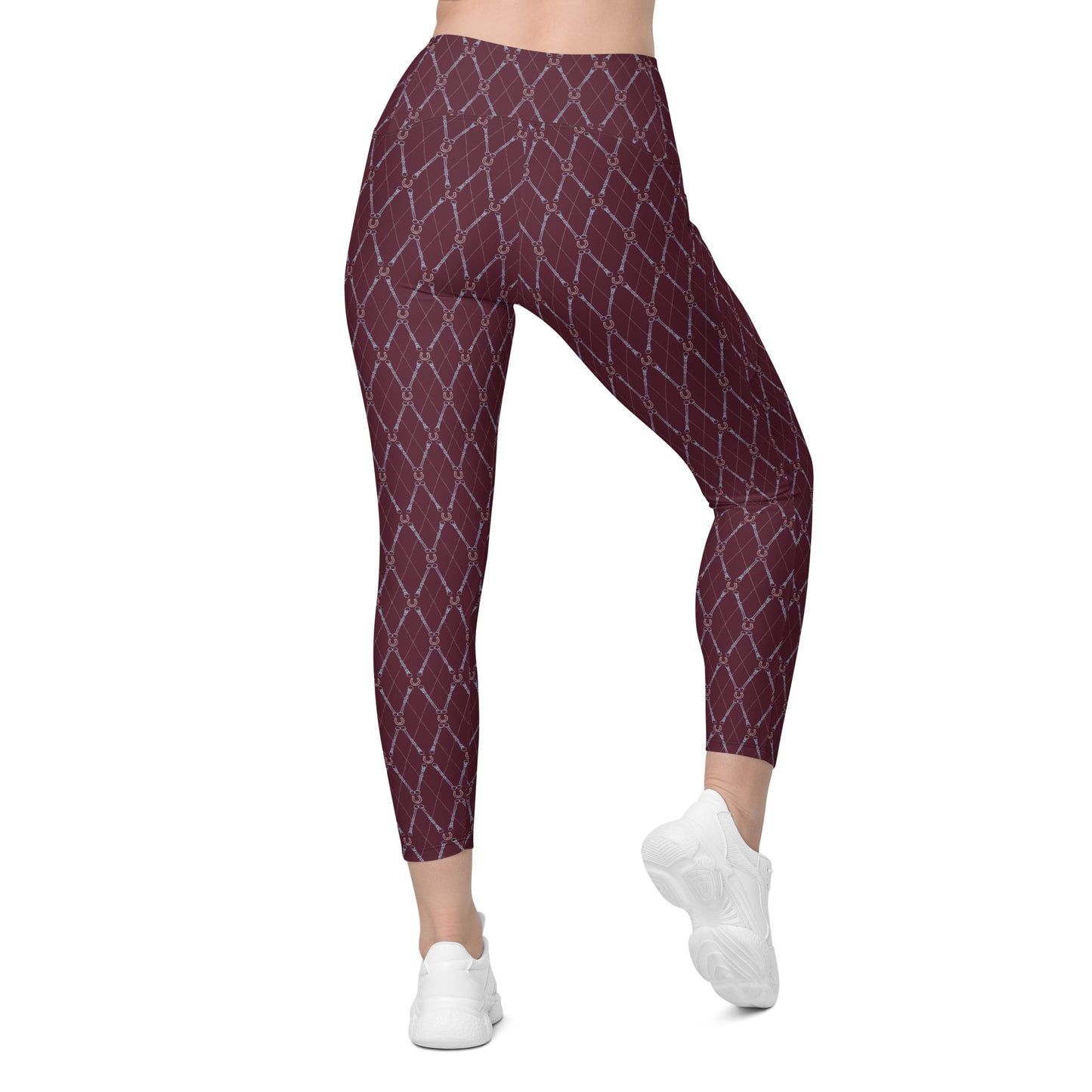 Horseshoe Leggings - Ruby