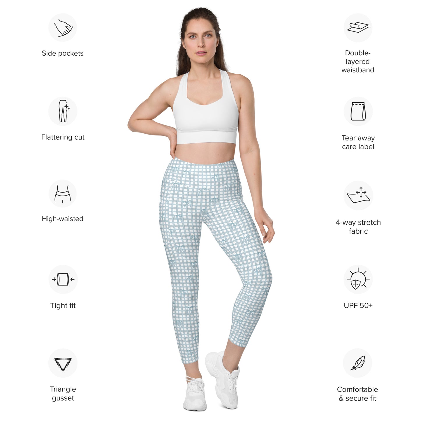 Coquette Recycled Leggings - Arctic