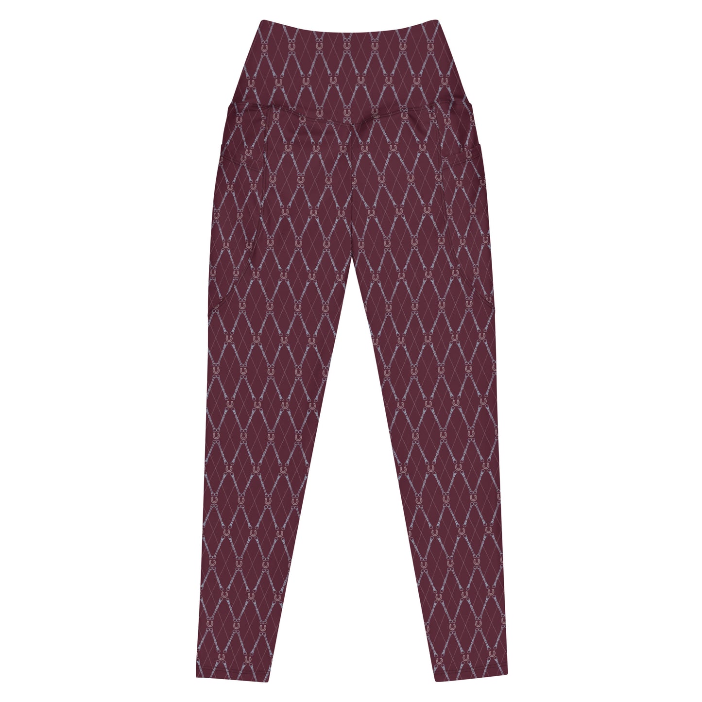 Horseshoe Leggings - Ruby