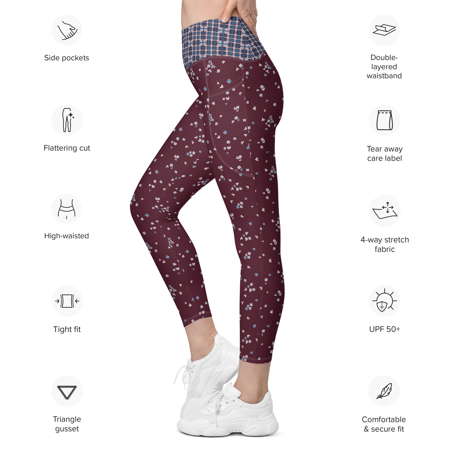 Clover Leggings - Ruby