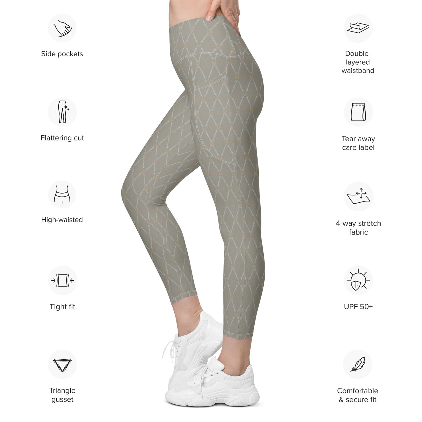 Horseshoe Leggings - Quartz