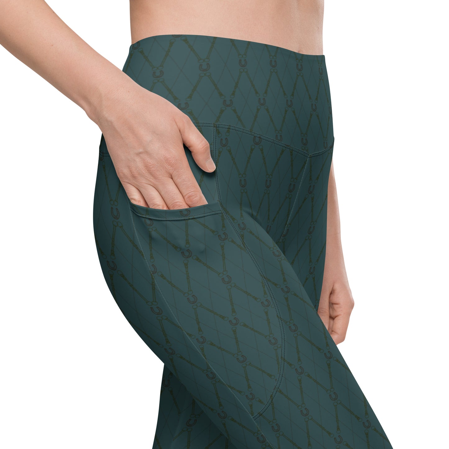 Horseshoe Leggings - Jade