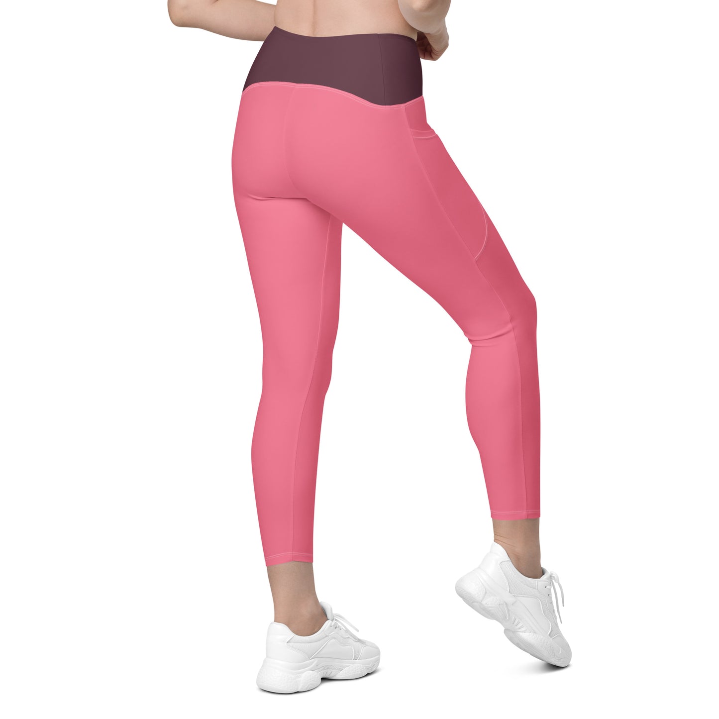 Core Recycled Leggings - Cherry