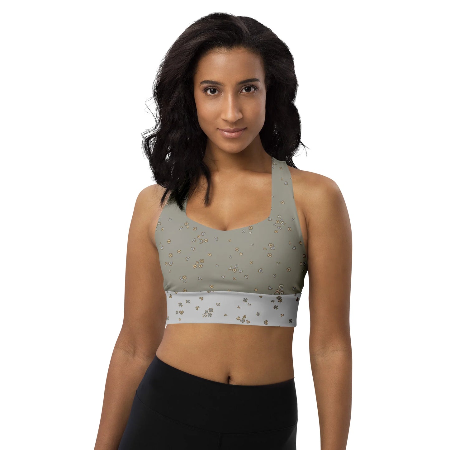 Recycled Clover Sports Bra - Quartz (Sample)