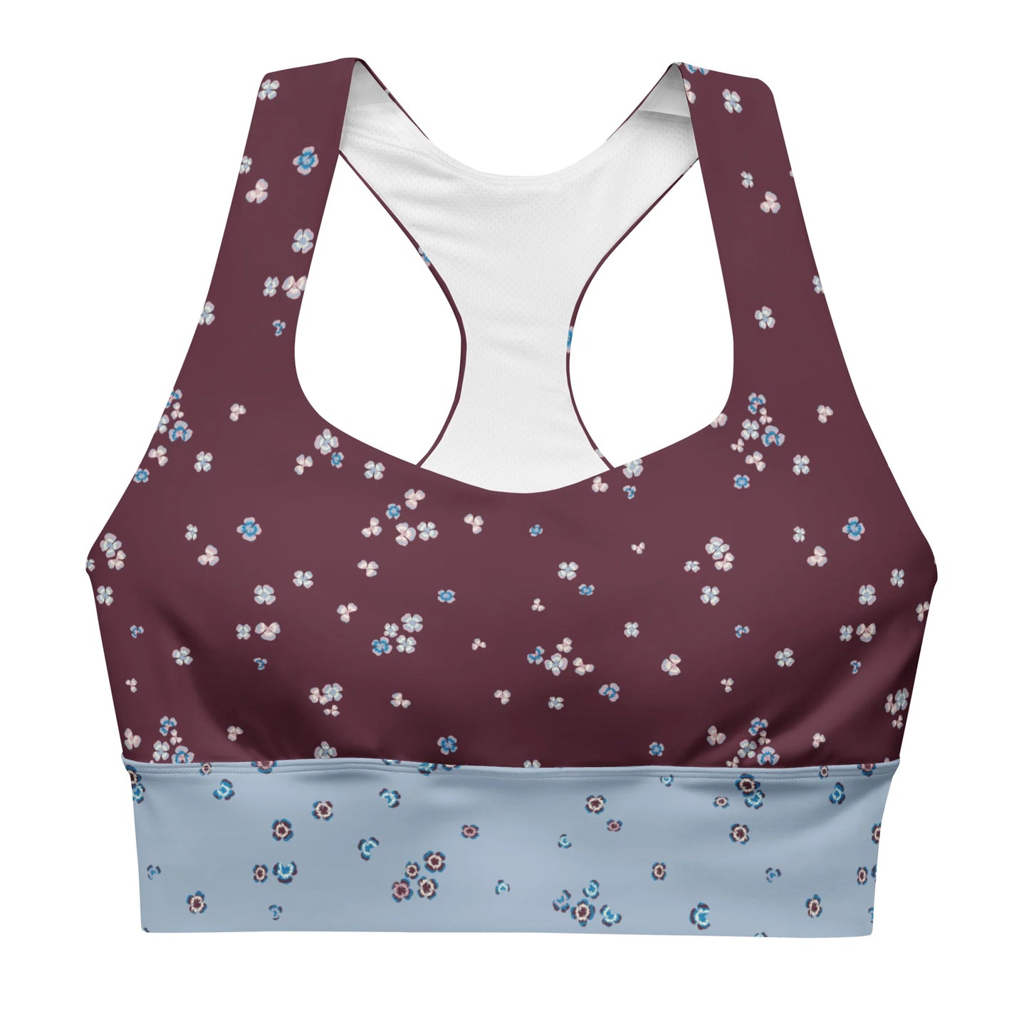 Recycled Clover Sports Bra - Ruby (Sample)