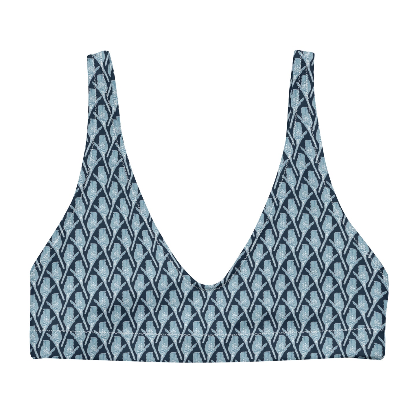Recycled Sugarbush Bikini Top - Aqua