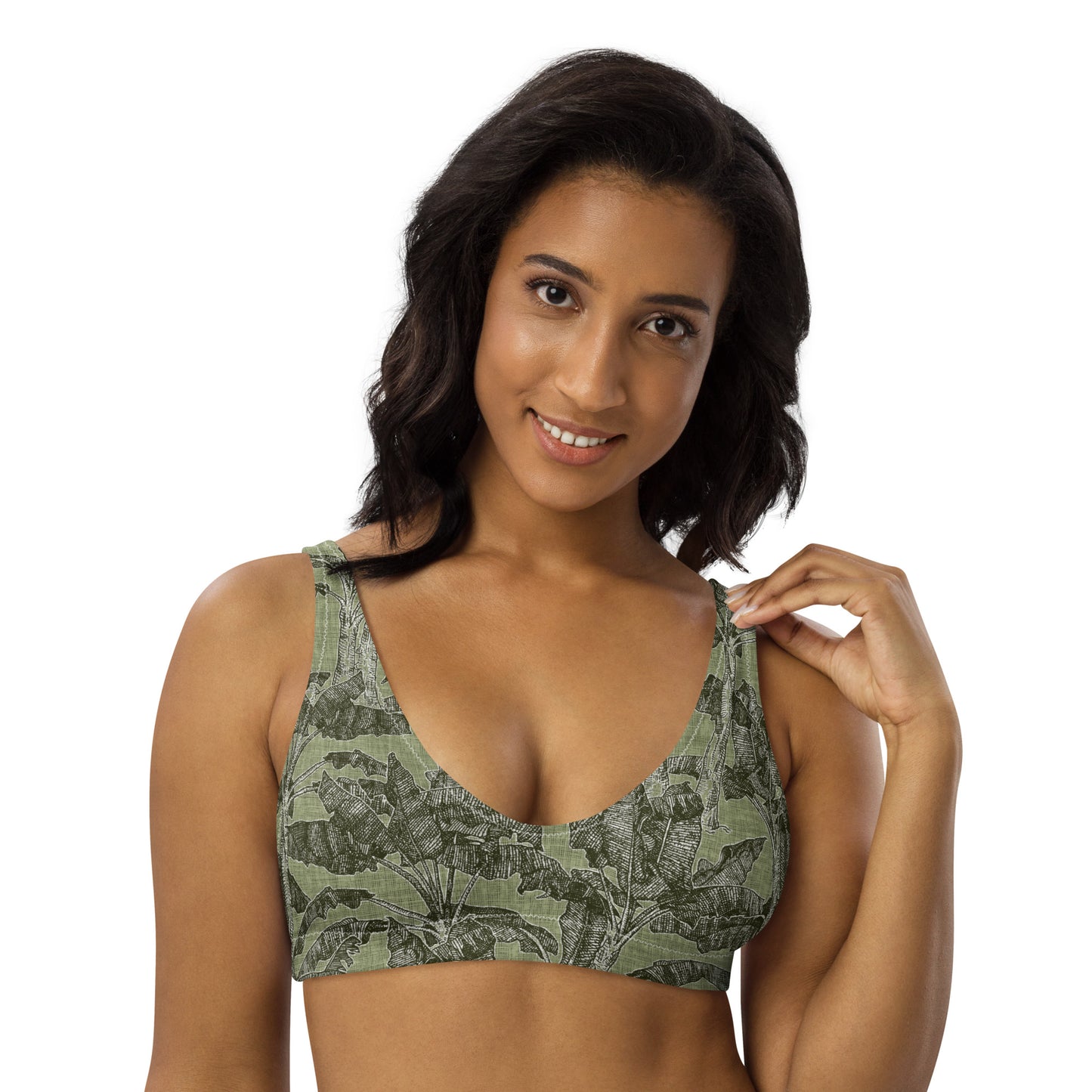 Recycled Banana Tree Bikini Top