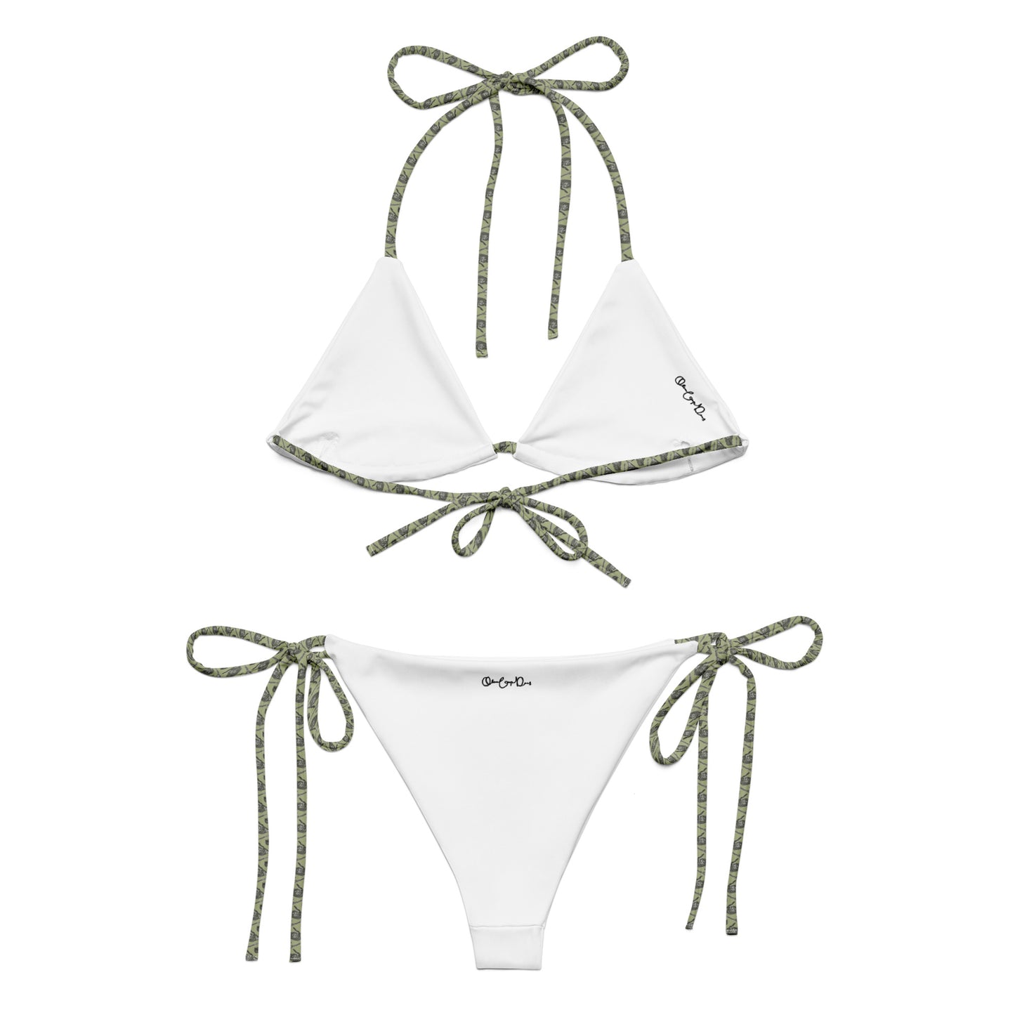 Recycled Sugarbush String Bikini - Olive