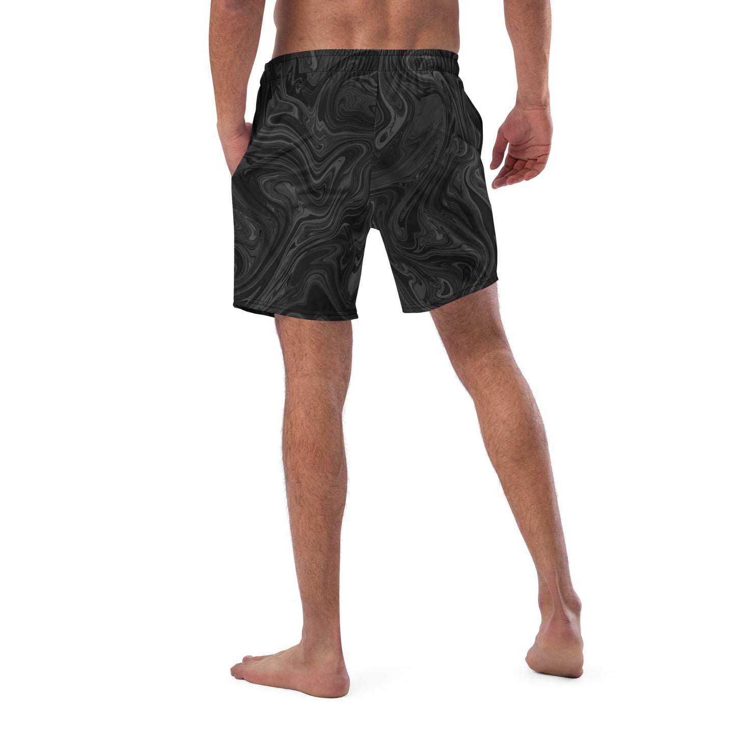 Recycled Marble Swim Trunks - Onyx
