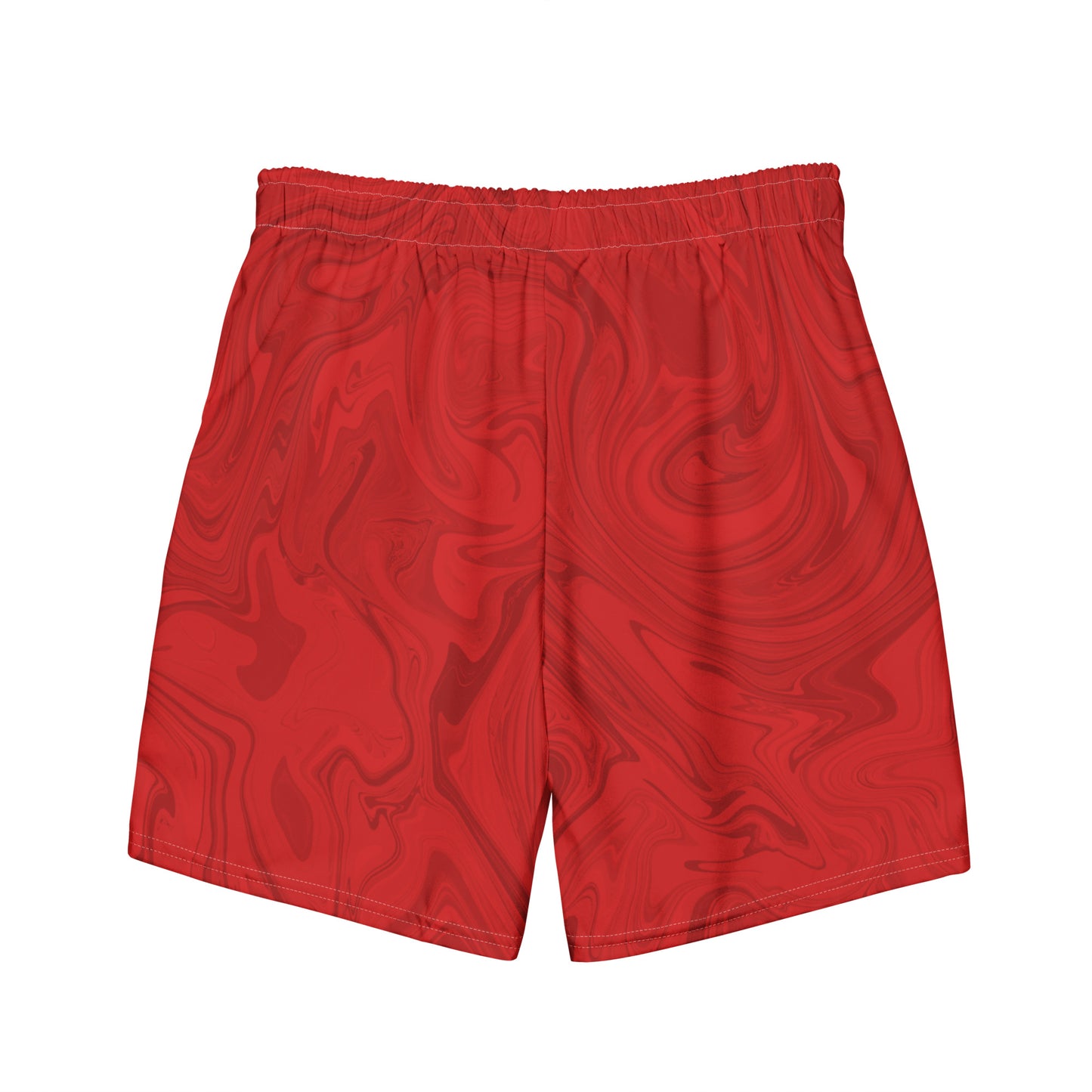 Recycled Marble Swim Trunks - Ruby