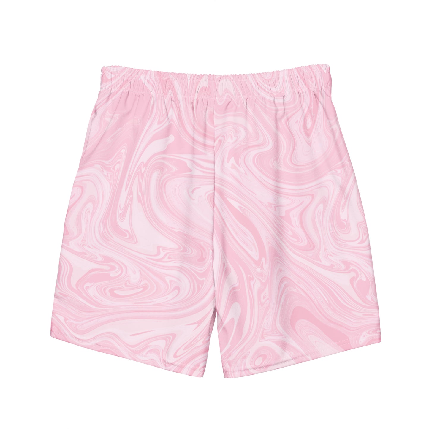Recycled Marble Swim Trunks - Pink Lotus