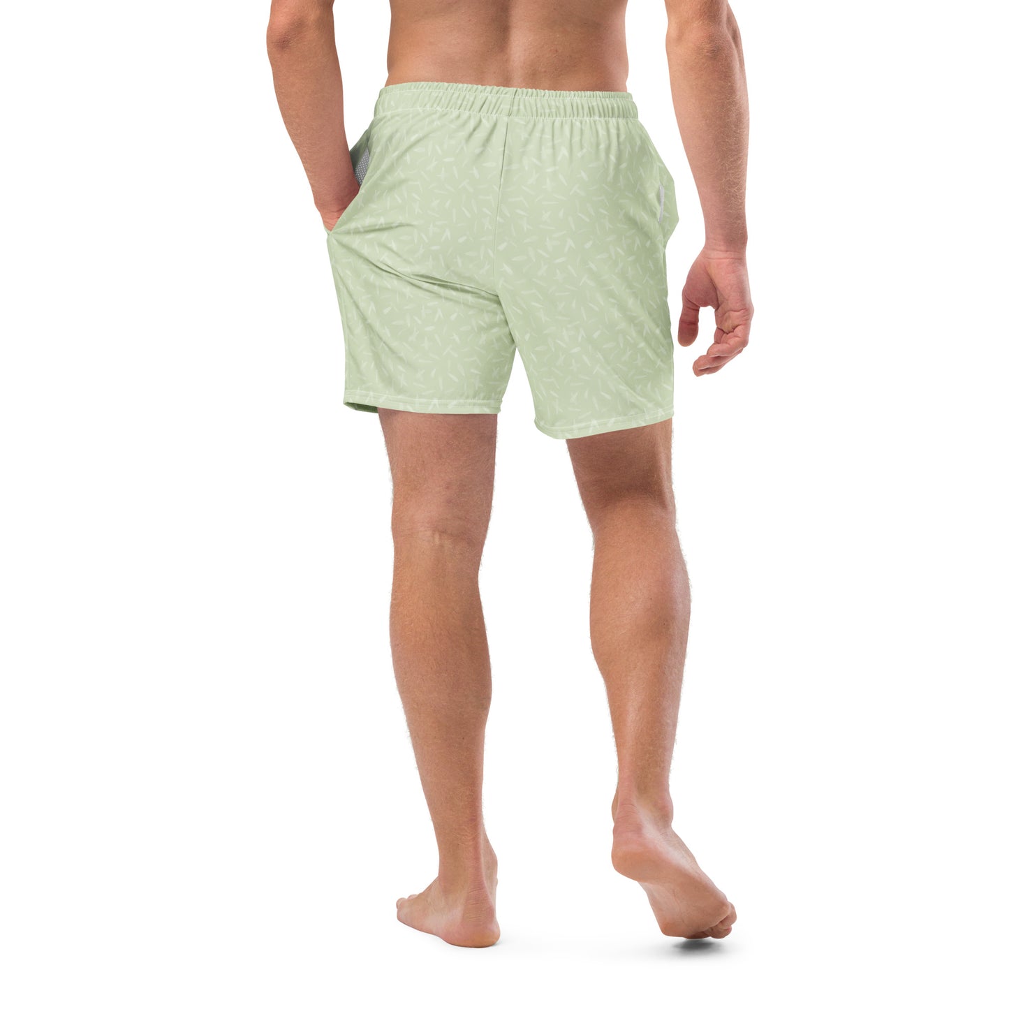 Recycled Petal Power Swim Trunks in Anacapa Green