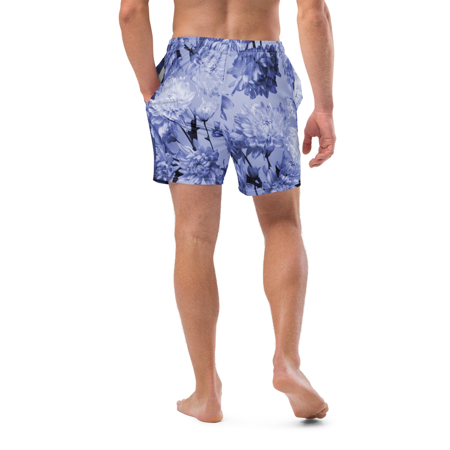 Recycled Gillyflower Swim Trunks in Malibu Blue