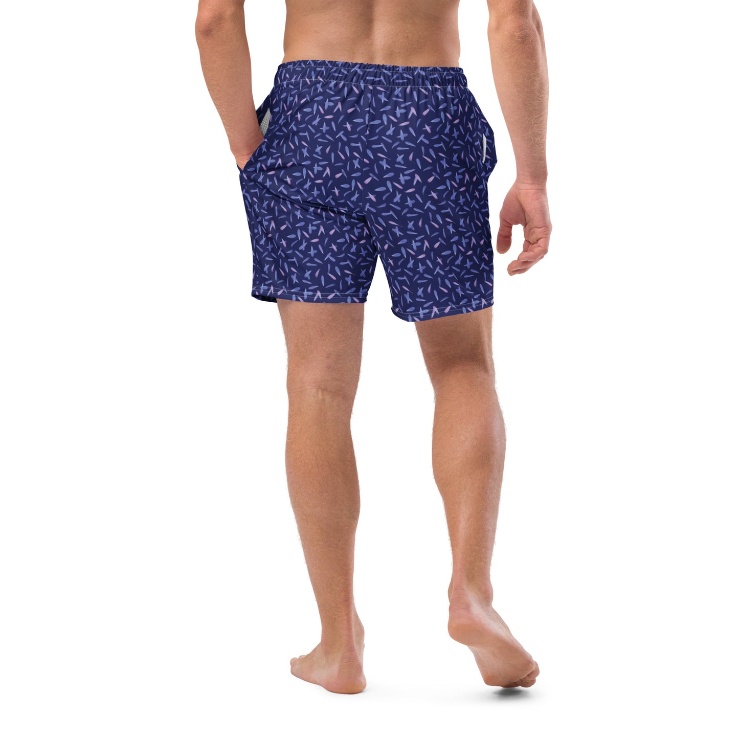 Recycled Petal Power Swim Trunks in Malibu Blue