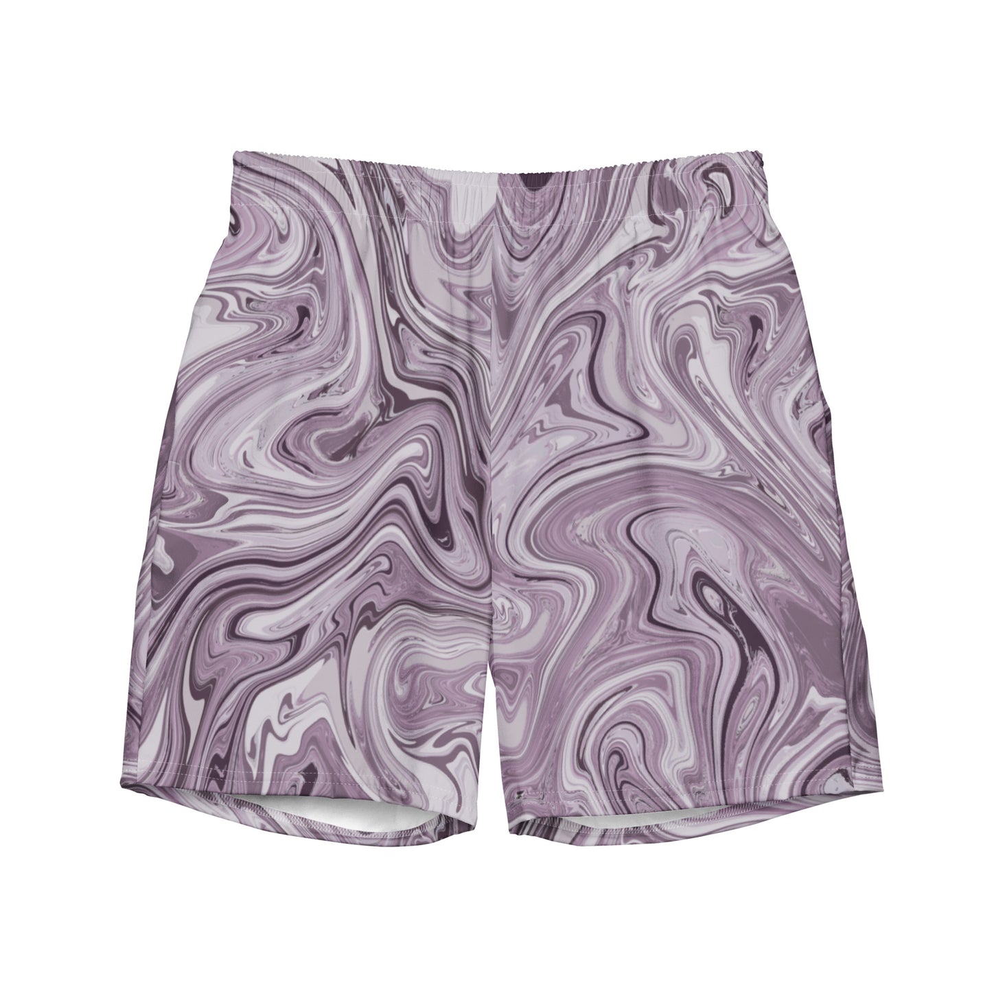 Recycled Marble Swim Trunks - Lilac