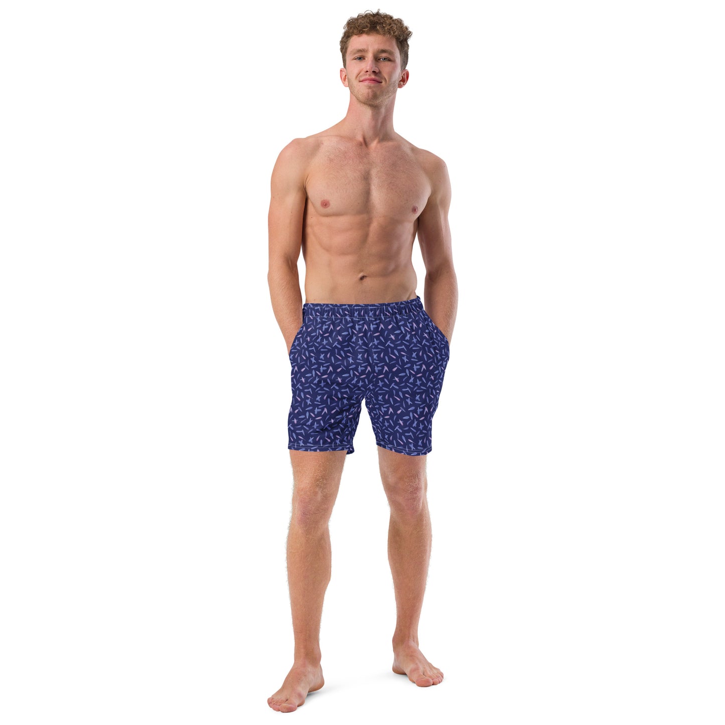 Recycled Petal Power Swim Trunks in Malibu Blue