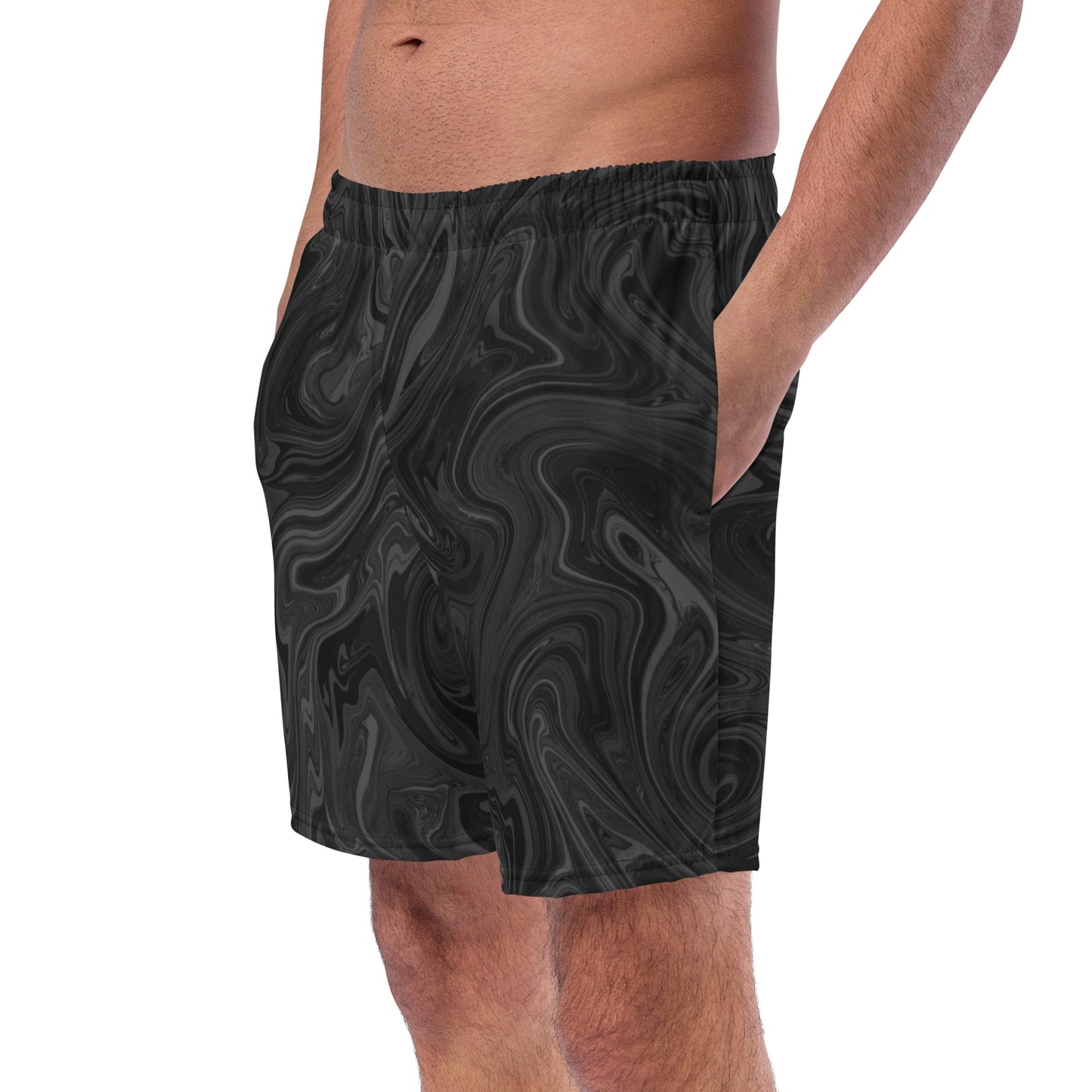 Recycled Marble Swim Trunks - Onyx