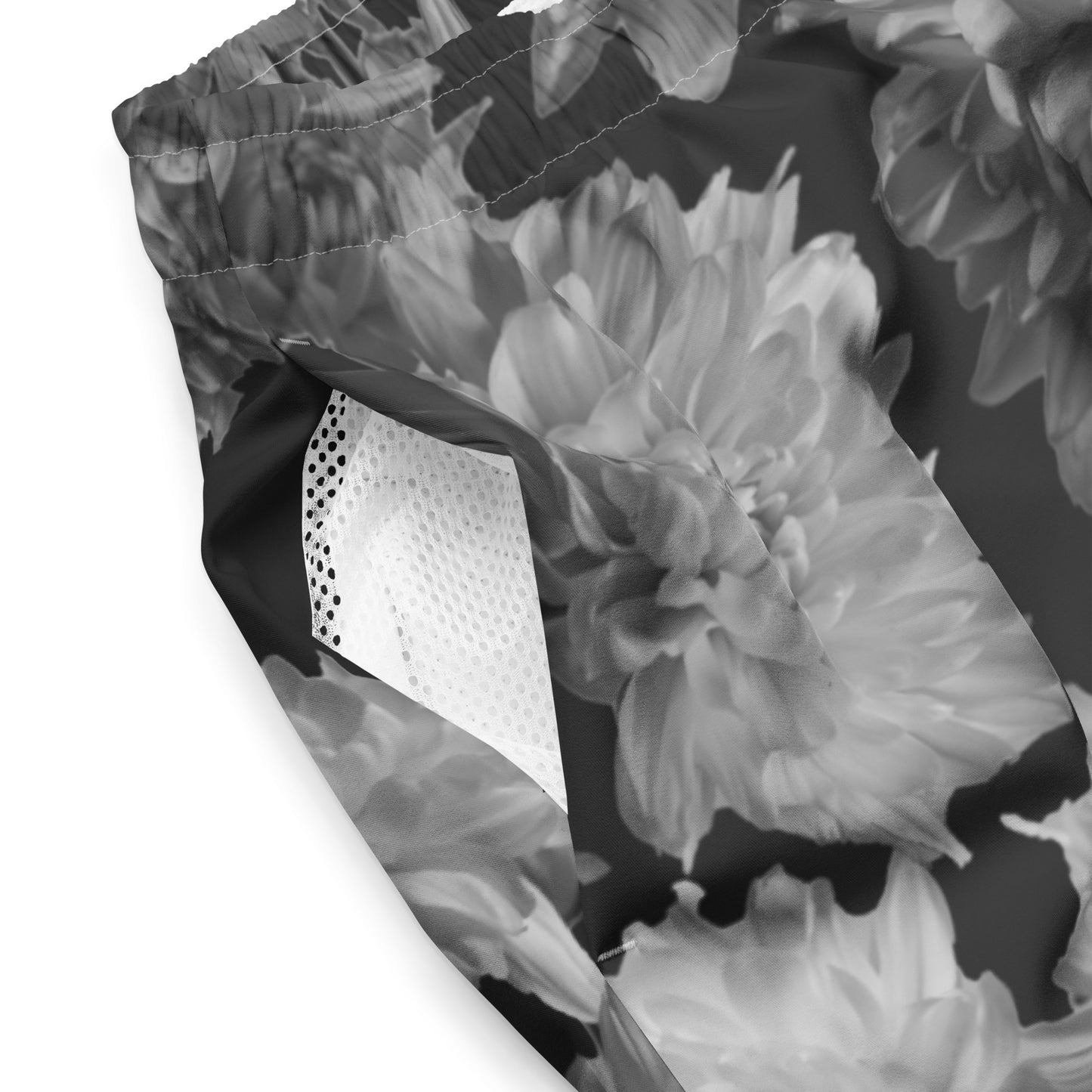 Recycled Gillyflower Swim Trunks in Amboy Black